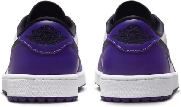 Кроссовки Nike AIR JORDAN 1 LOW G фиолетово-бело-черные DD9315-105