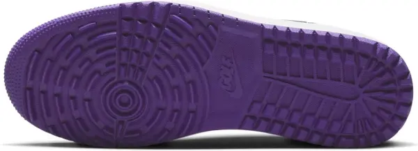 Кроссовки Nike AIR JORDAN 1 LOW G фиолетово-бело-черные DD9315-105
