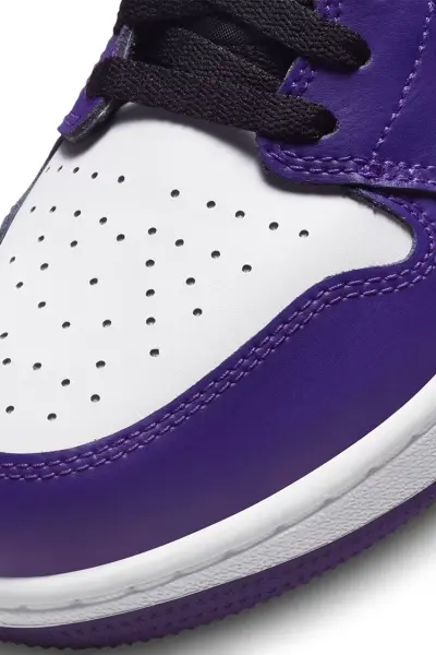 Кроссовки Nike AIR JORDAN 1 LOW G фиолетово-бело-черные DD9315-105