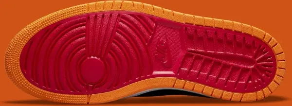 Кроссовки Nike AIR JORDAN 1 ZOOM CMFT светло-коричнево-черно-оранжевые CT0978-200