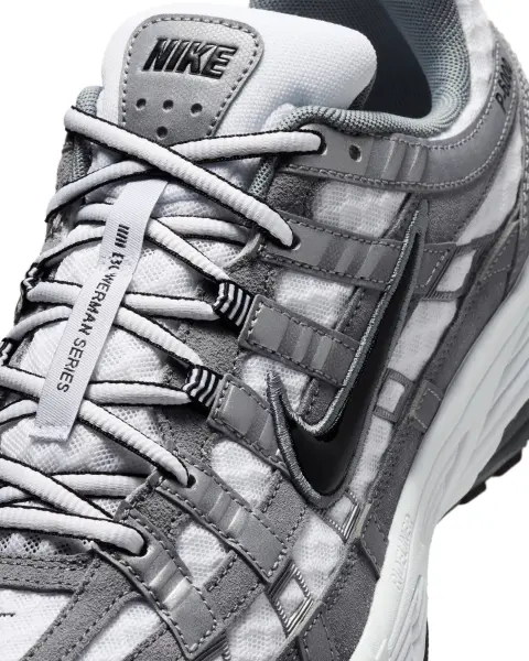 Кроссовки Nike P-6000 серо-белые IR2004-100