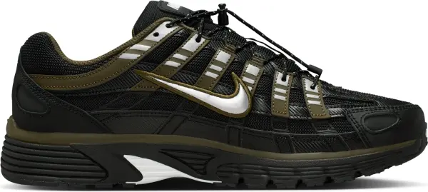 Кроссовки Nike P-6000 черно-оливково-серые IQ0298-010