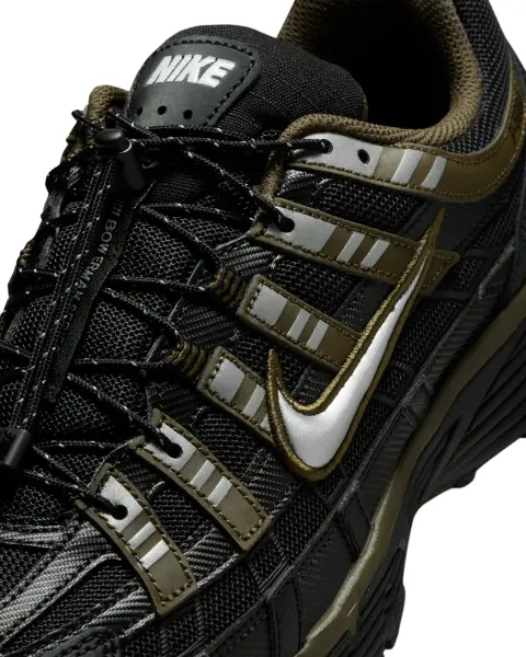 Кроссовки Nike P-6000 черно-оливково-серые IQ0298-010