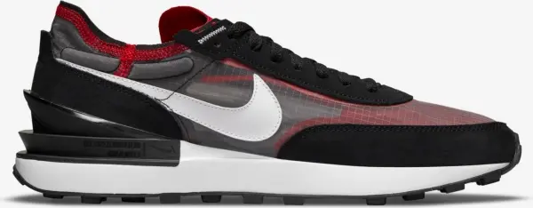 Кроссовки Nike WAFFLE ONE SE черно-красно-белые DD8014-001