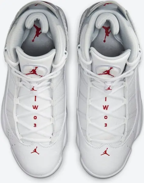 Кросівки баскетбольні Nike JORDAN 6 RINGS біло-червоні 322992-116