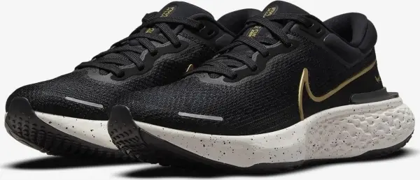 Кросівки бігові Nike ZOOMX INVINCIBLE RUN FLYKNIT чорно-золоті CT2228-004