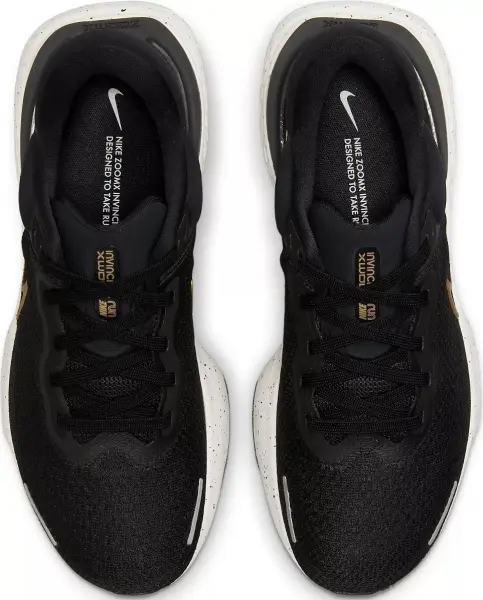 Кросівки бігові Nike ZOOMX INVINCIBLE RUN FLYKNIT чорно-золоті CT2228-004