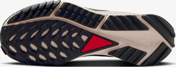 Кросівки для трейлраннінгу жіночі Nike REACT PEGASUS TRAIL 4 GORE-TEX WATERPROOF зелено-коричнево-червоні DJ7929-301