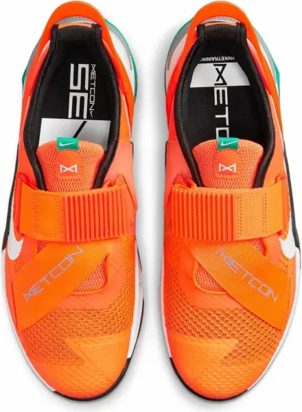 Кросівки для тренувань Nike METCON 7 FLYEASE оранжево-сіро-зелені DH3344-883