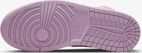 Кросівки жіночі Nike AIR JORDAN 1 MID VALENTINE'S DAY світло-рожево-червоні DR0174-500