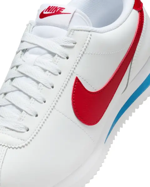 Кроссовки женские Nike CORTEZ LEATHER бело-красно-голубые DN1791-108