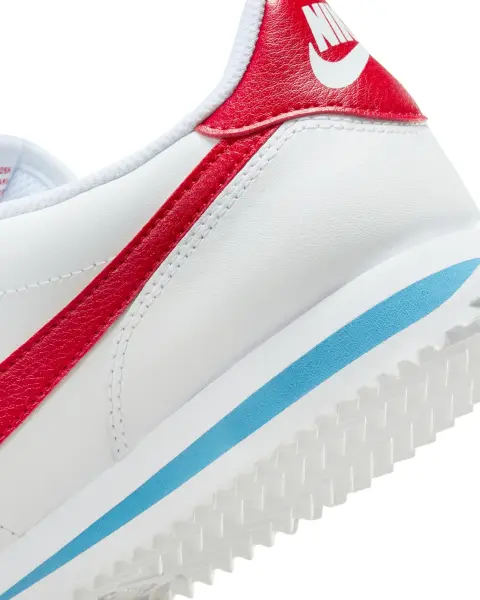 Кроссовки женские Nike CORTEZ LEATHER бело-красно-голубые DN1791-108