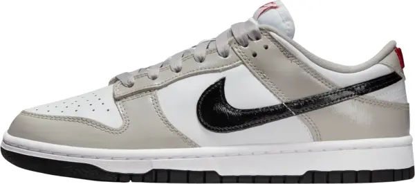 Кроссовки женские Nike DUNK LOW ESSENTIAL серо-бело-черные DQ7576-001