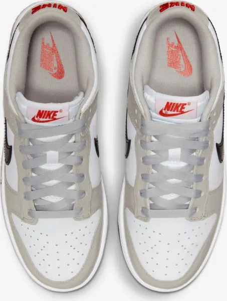 Кроссовки женские Nike DUNK LOW ESSENTIAL серо-бело-черные DQ7576-001