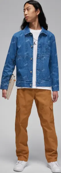Куртка Nike JORDAN FLIGHT HERITAGE DENIM JACKET синяя FN4649-436