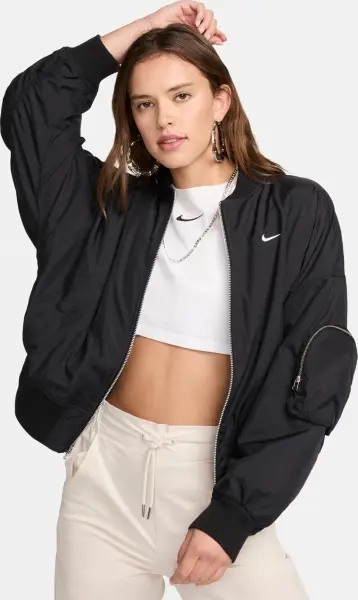 Куртка жіноча Nike SPORTSWEAR ESSENTIALS BOMBER чорна FN2839-010