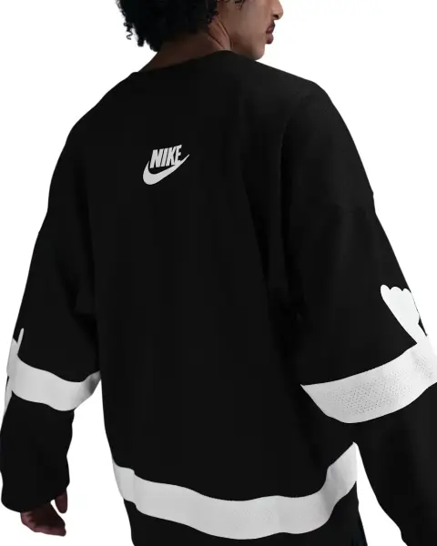 Лонгслів Nike CLUB HOCKEY чорно-білий HV1137-010