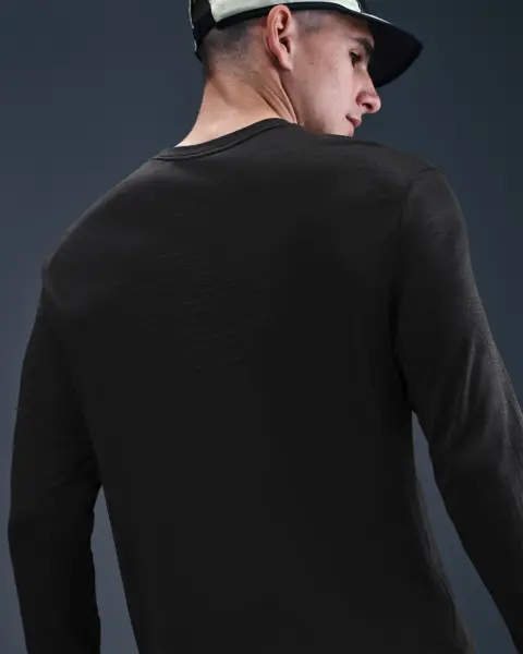 Лонгслив для бега Nike RUN WOOL DRI-FIT ADV черный HV2718-010