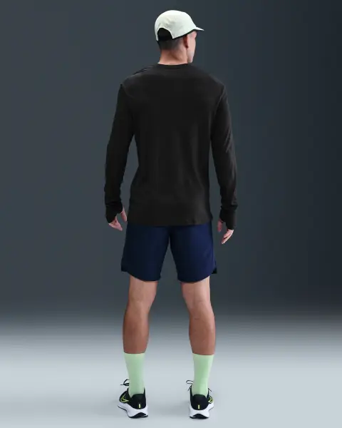Лонгслив для бега Nike RUN WOOL DRI-FIT ADV черный HV2718-010