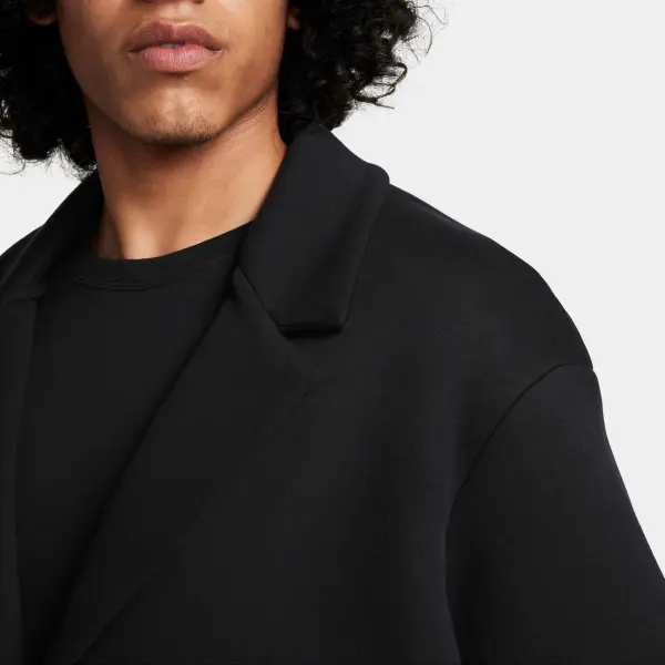 Пальто Nike SPORTSWEAR TECH FLEECE RE-IMAGINED LOOSE FIT TRENCH COAT чорне FN0601-010