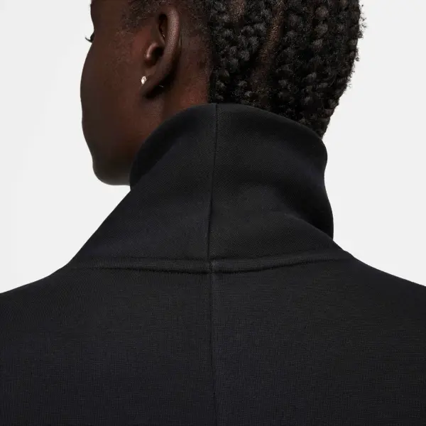 Пальто жіноче Nike SPORTSWEAR TECH FLEECE OVERSIZED DUSTER чорне FQ2602-010