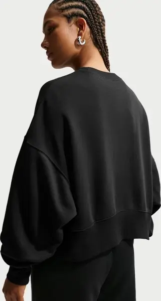 Свитшот женский Nike SPORTSWEAR PHOENIX FLEECE OVER-OVERSIZED черный DQ5761-010
