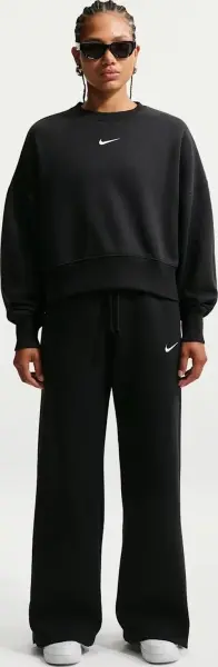 Свитшот женский Nike SPORTSWEAR PHOENIX FLEECE OVER-OVERSIZED черный DQ5761-010