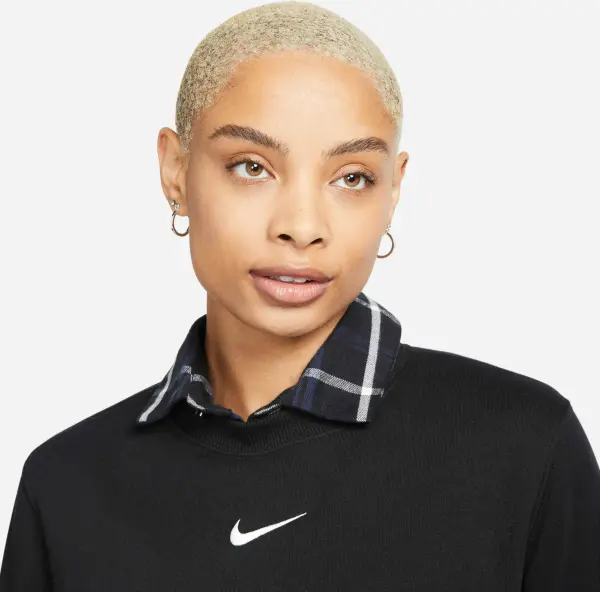 Світшот жіночий Nike SPORTSWEAR PHOENIX FLEECE чорний DQ5751-010