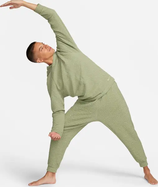 Спортивные штаны Nike YOGA DRI-FIT оливковые DV9885-386