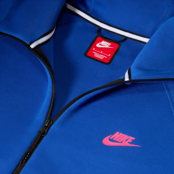 Толстовка Nike SPORTSWEAR TECH FLEECE WINDRUNNER сине-светло-розово-темно-синяя FZ4709-480