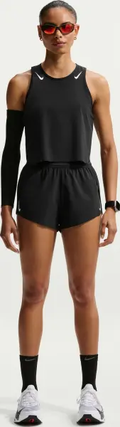 Топ для бігу жіночий Nike AEROSWIFT DRI-FIT ADV CROPPED чорний FN2713-010