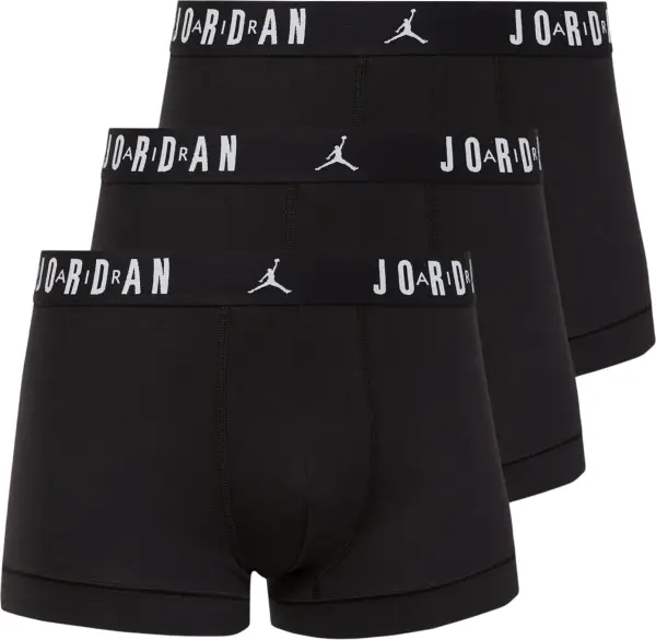 Труси (боксери) Nike JORDAN FLIGHT COTTON TRUNK BOXER чорні (3 штуки) JM0891-023