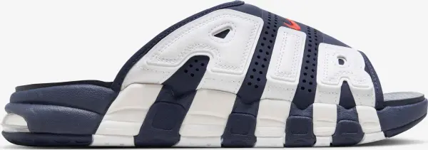 Шлепанцы Nike AIR MORE UPTEMPO темно-сине-белые FQ8699-400