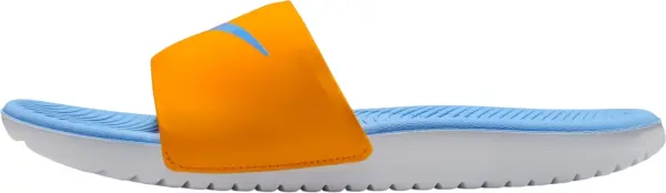 Шлепанцы подростковые Nike KAWA (GS/PS) оранжево-голубые FJ8812-801