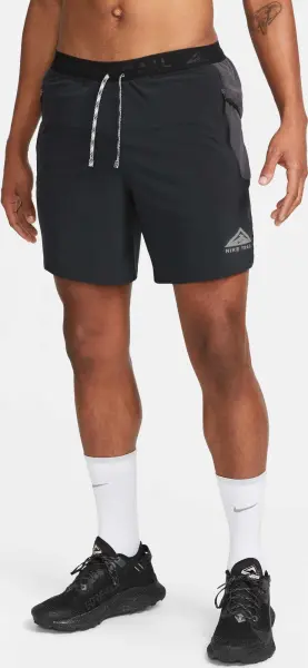 Шорти для бігу Nike TRAIL SECOND SUNRISE DRI-FIT 18CM BRIEF-LINED чорні FB4194-010