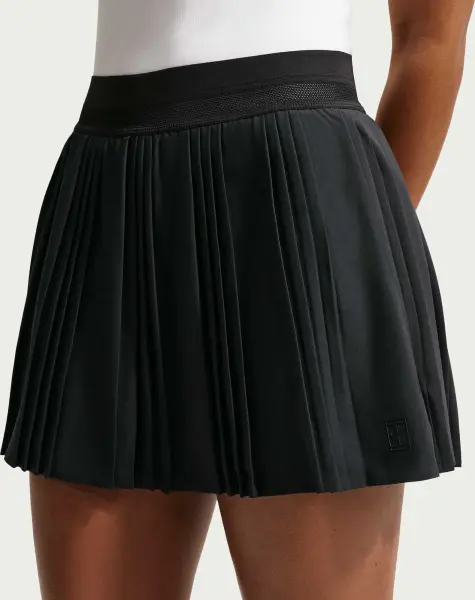 Спідниця для тенісу жіноча Nike COURT ADVANTAGE DRI-FIT PLEATED чорна FZ6512-010
