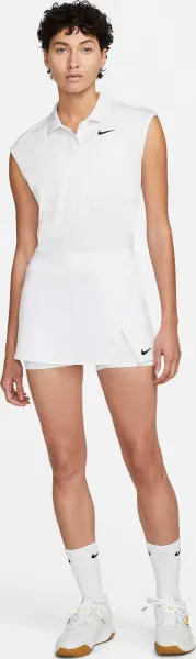 Юбка для тенниса женская Nike COURT DRI-FIT VICTORY белая DH9779-100