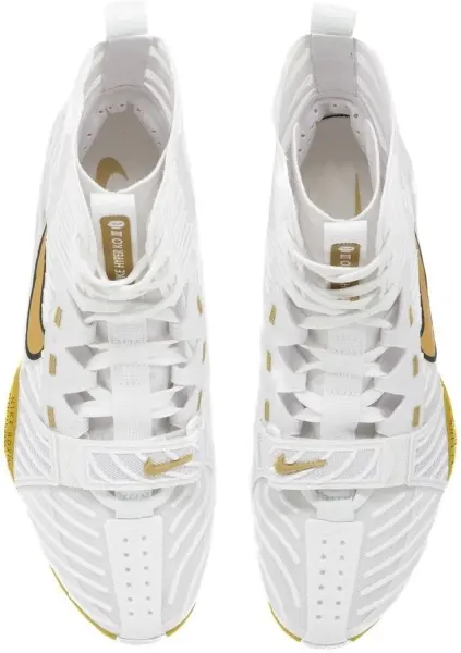 Боксерки Nike HYPERKO 3 біло-золоті HV6696-100