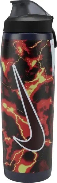 Пляшка для води Nike REFUEL BOTTLE LOCKING LID 32 OZ 946 мл чорно-жовтогаряча N.101.3414.938.32