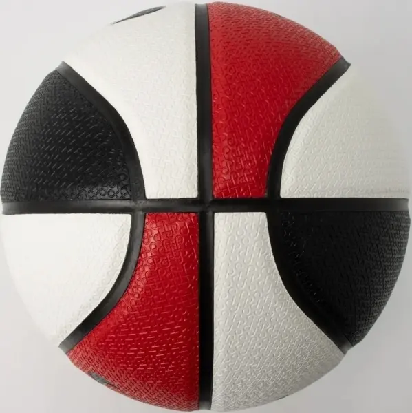 Баскетбольний м'яч Nike INFINITY GAMETACK DEFLATED біло-червоно-чорний Розмір 7 N.101.4275.616.07