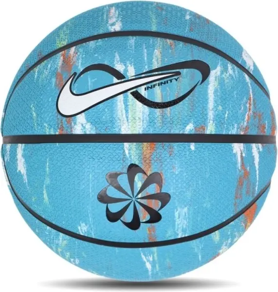 Баскетбольний м'яч Nike INFINITY NEXT NATURE 2.0 DEFLATED блакитний Розмір 6 N.101.4262.406.06