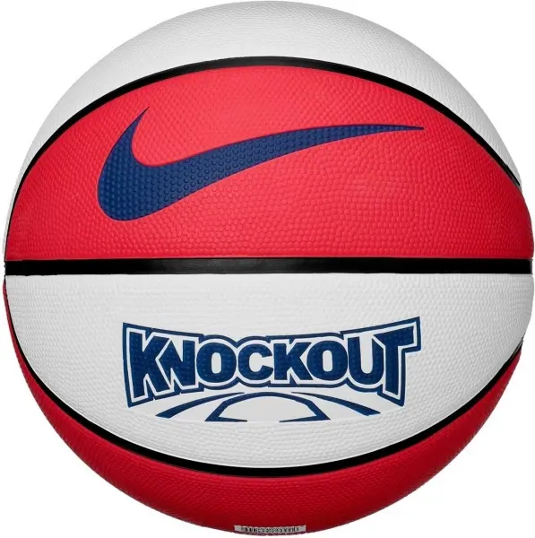 Баскетбольний м'яч Nike KNOCKOUT DEFLATED біло-червоно-синій Розмір 5 N.101.4264.159.05