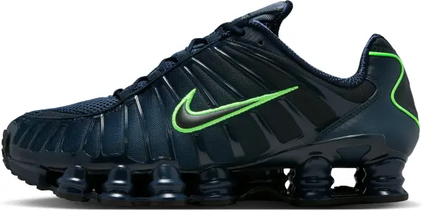 Кросівки Nike SHOX TL темно-синьо-салатові AV3595-402