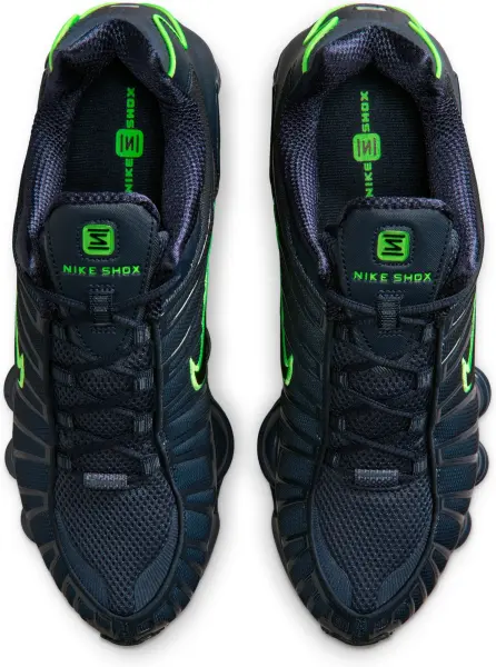 Кросівки Nike SHOX TL темно-синьо-салатові AV3595-402