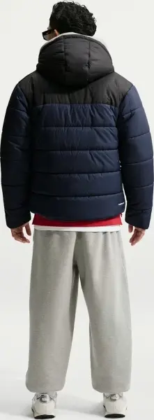 Куртка Nike SPORTSWEAR PRIMALOFT THERMA-FIT LOOSE PUFFER темно-синьо-чорна IO4895-451