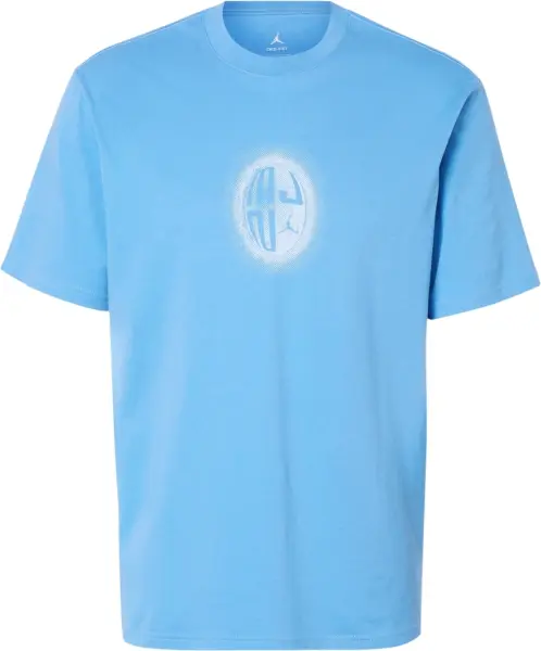 Футболка Nike JORDAN SPORT DRI-FIT GRAPHIC блакитна IM7813-484