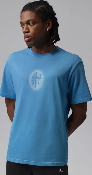 Футболка Nike JORDAN SPORT DRI-FIT GRAPHIC блакитна IM7813-484