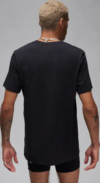 Футболки Nike JORDAN FLIGHT BASE TEE 2PK біла, чорна (2 штуки) JM0625-F66