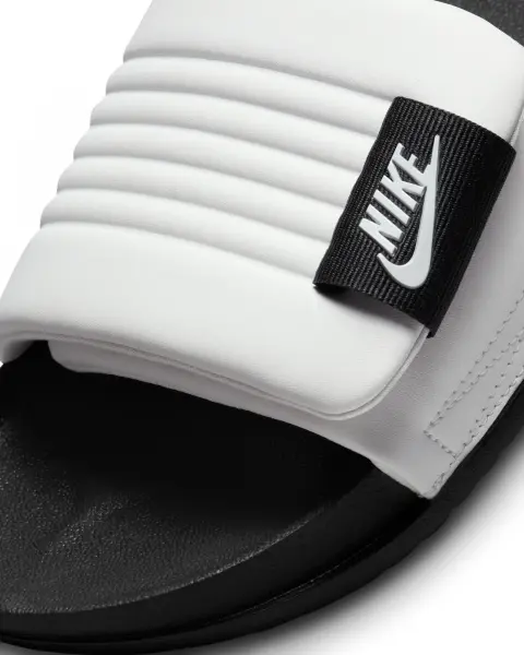 Шлепанцы Nike OFFCOURT ADJUST SLIDE бело-черные DQ9624-100