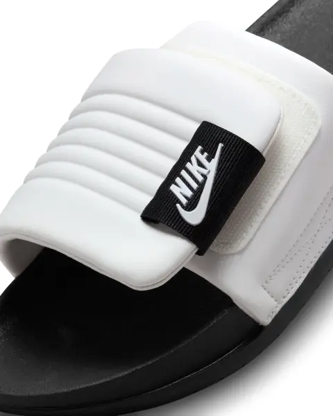 Шлепанцы Nike OFFCOURT ADJUST SLIDE бело-черные DQ9624-100